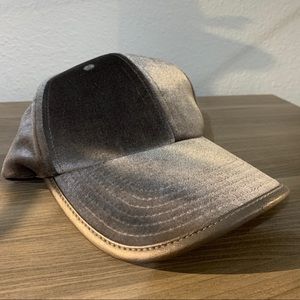 Free People Velvet Baseball Cap